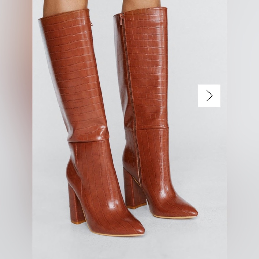 Never worn knee high boots